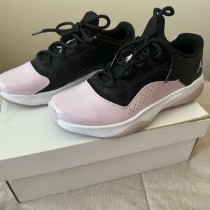 Nike Air Jordan’s women’s size 6.5 Purple and Black Slightly Used Worn Once